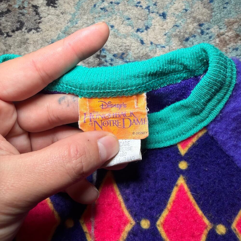 Rare Vintage 1996 Hunchback of Notre Dame PJ - Picture 3 of 5